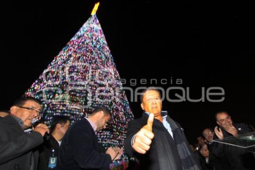 ENCENDIDO ARBOL DE NAVIDAD CCU