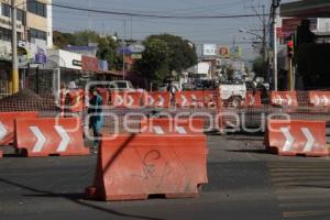 CIERRE POR OBRAS DE PAVIMENTACIÓN CON CONCRETO HIDRÁULICO