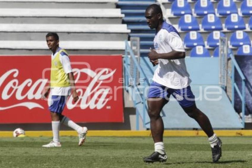 ENTRENAMIENTO PUEBLA . SEGUNDO CASTILLO
