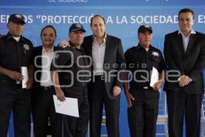ENTREGA DE ESTÍMULOS A POLICÍA AUXILIAR