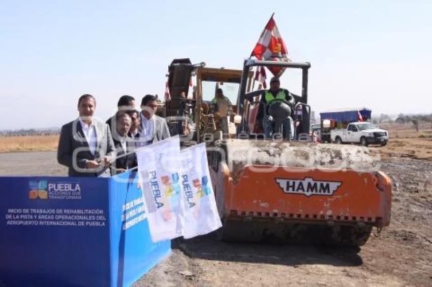 INICIO REPARACIÓN AEROPUERTO INTERNACIONAL DE PUEBLA