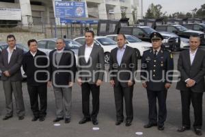 ENTREGAN EQUIPO Y VEHÍCULOS A LA POLICÍA ESTATAL