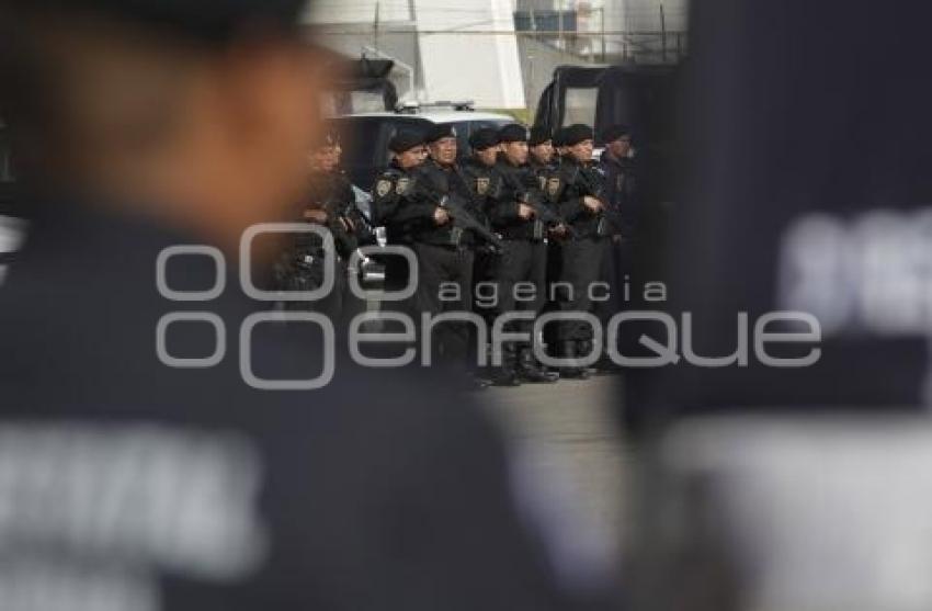 ENTREGAN EQUIPO Y VEHÍCULOS A LA POLICÍA ESTATAL