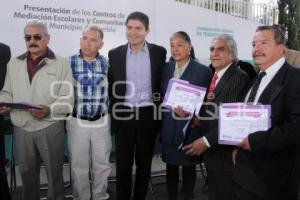 INAUGURACIÓN DE LOS CENTROS DE MEDIACIÓN COMUNITARIA Y ESCOLAR