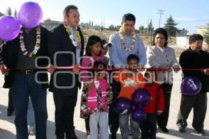 RIVERA INAUGURÓ CALLES EN SAN FRANCISCO TOTIMEHUACÁN