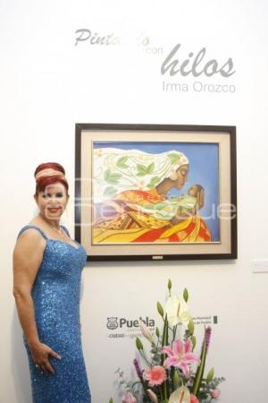 INAUGURACIÓN DE LA EXPOSICIÓN PINTANDO CON HILOS