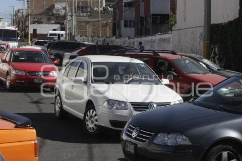 CAOS VIAL POR OBRAS