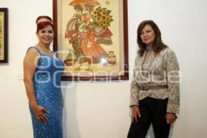 INAUGURACIÓN DE LA EXPOSICIÓN PINTANDO CON HILOS