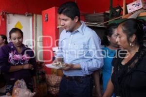 RIVERA INAUGURÓ CALLES EN SANTO TOMÁS CHAUTLA