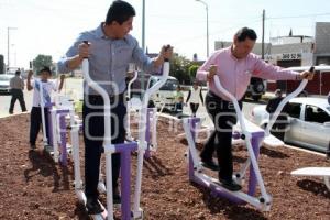 RIVERA INAUGURÓ PARQUE INFANTIL TRES CRUCES