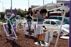 RIVERA INAUGURÓ PARQUE INFANTIL TRES CRUCES