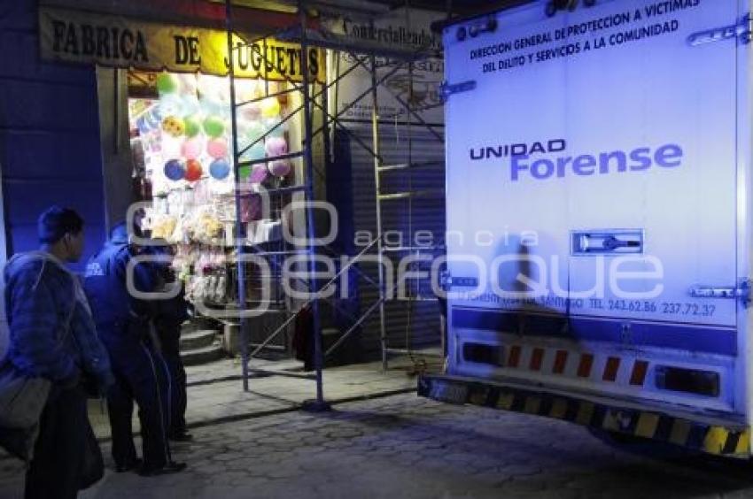 SUICIDIO DE MENOR EN JUGUETERÍA