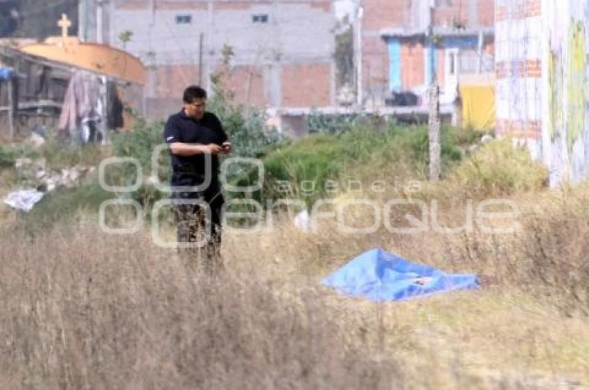 ENCUENTRAN DOS CUERPOS EN TERRENO BALDIO