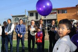 ENTREGA DE CANCHA DE FÚTBOL EN EL BARRIO DE SANTA CATARINA