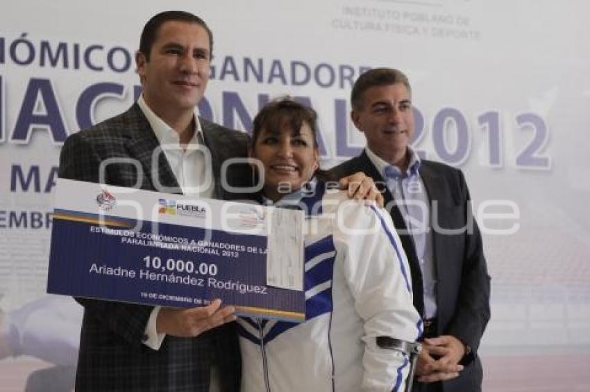 ESTÍMULOS . PARALIMPIADA NACIONAL