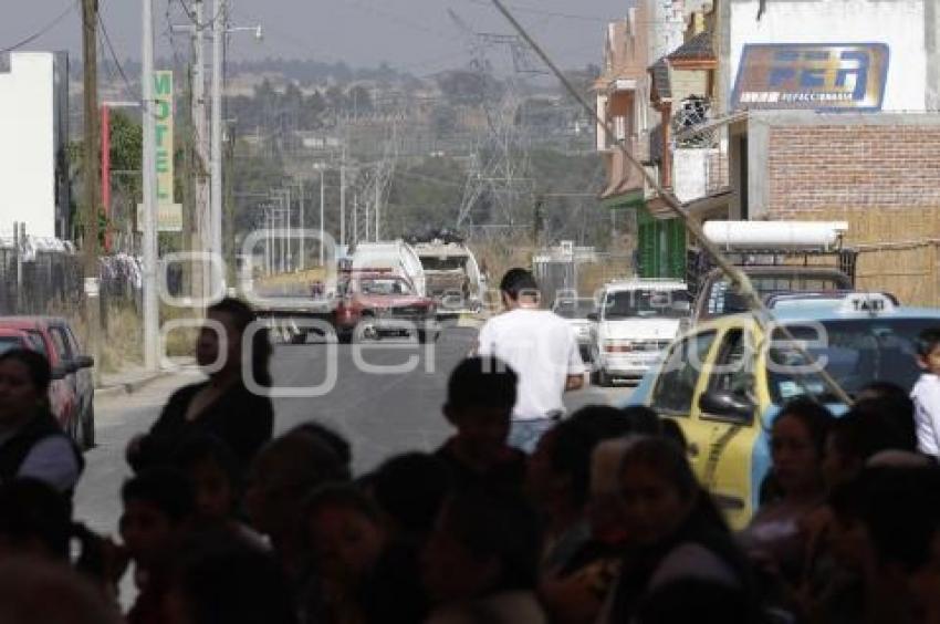 ZONA AFECTADA POR EXPLOSIÓN EN SAN MARTÍN