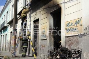 INCENDIO EN EL BARRIO DE LA LUZ