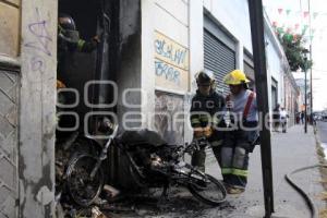 INCENDIO EN EL BARRIO DE LA LUZ