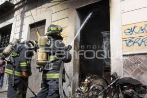 INCENDIO EN EL BARRIO DE LA LUZ