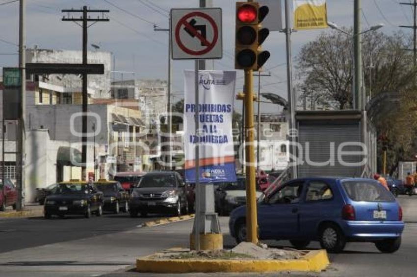 CANCELAN VUELTA A LA IZQUIERDA POR METROBUS