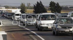 AUMENTO AFLUENCIA VEHICULAR EN AUTOPISTA