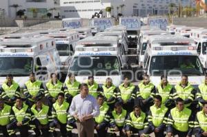 SALUD . ENTREGA AMBULANCIAS