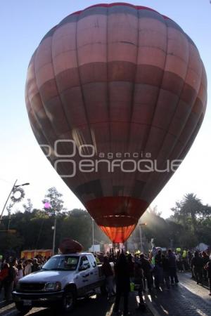 LANZAN GLOBO AEROSTÁTICO CON CARTAS A LOS REYES MAGOS