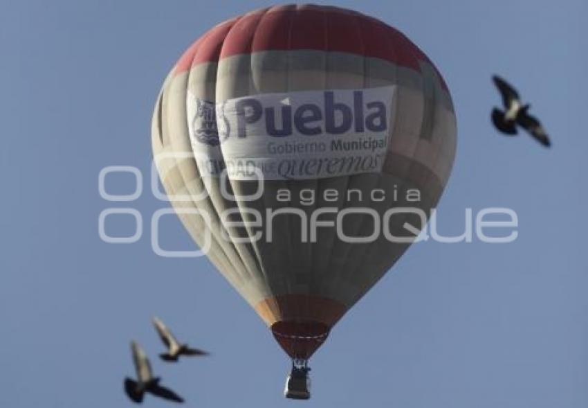 LANZAN GLOBO AEROSTÁTICO CON CARTAS A LOS REYES MAGOS