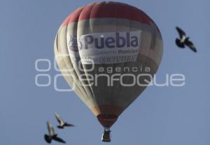 LANZAN GLOBO AEROSTÁTICO CON CARTAS A LOS REYES MAGOS