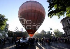 LANZAN GLOBO AEROSTÁTICO CON CARTAS A LOS REYES MAGOS