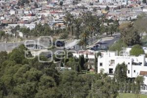 HELICÓPTERO DEL GOBIERNO DEL ESTADO SOBREVOLANDO LA CIUDAD