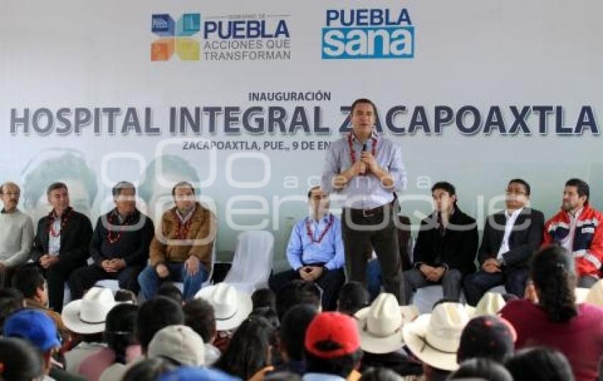 INAUGURACIÓN HOSPITAL INTEGRAL DE ZACAPOAXTLA