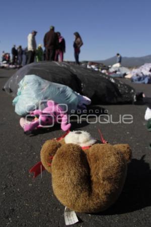 CHOQUE DEJA TRES MUERTOS EN LA AMOZOC PEROTE