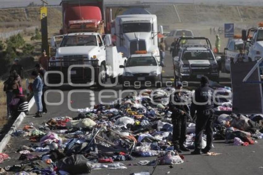 CHOQUE DEJA TRES MUERTOS EN LA AMOZOC PEROTE