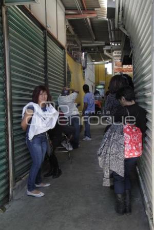 BRONCA EN EL MERCADO LA PIEDAD