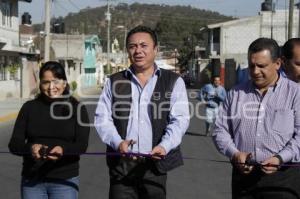 INAUGURACIÓN DE CALLE PAVIMENTADA