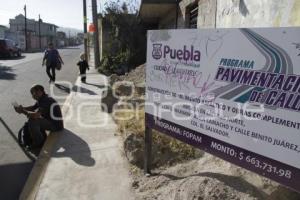 INAUGURACIÓN DE CALLE PAVIMENTADA