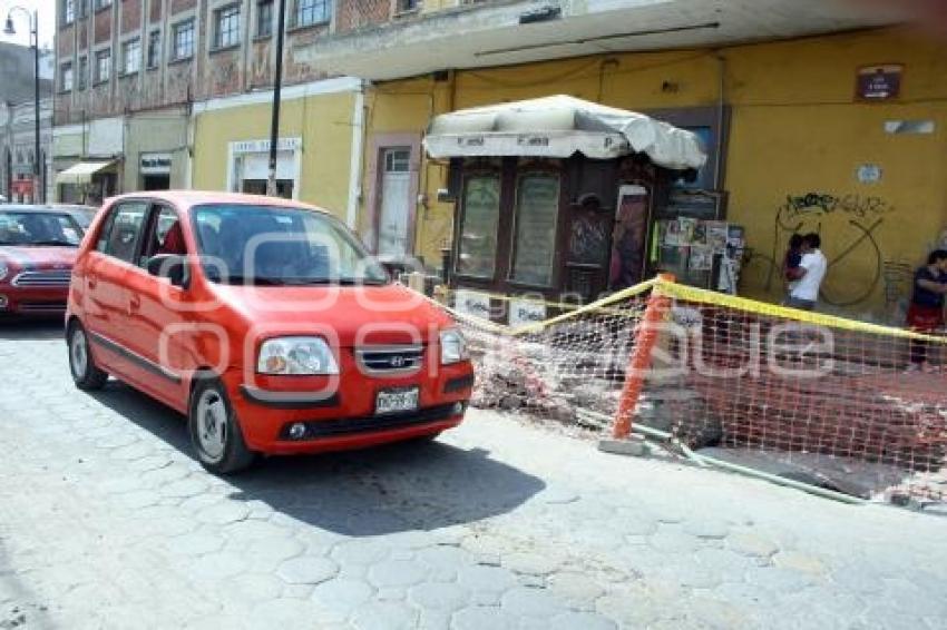 TRÁFICO INTENSO POR OBRAS