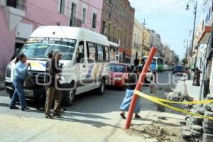 TRÁFICO INTENSO POR OBRAS