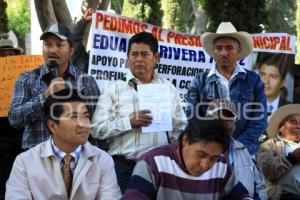 INSPECTORÍAS DE PUEBLA EXIGEN ATENCIÓN A EDUARDO RIVERA