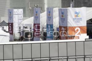 PREPARATIVOS SEGUNDO INFORME DE GOBIERNO