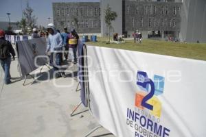 PREPARATIVOS SEGUNDO INFORME DE GOBIERNO