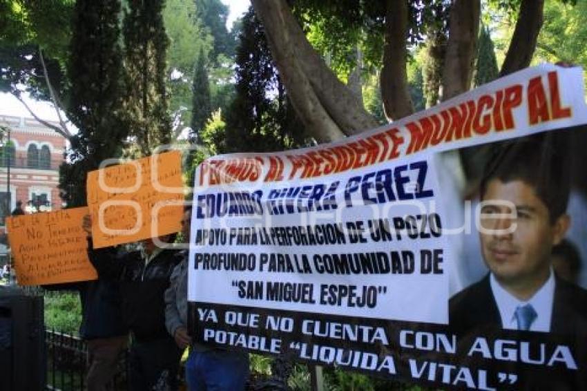INSPECTORÍAS DE PUEBLA EXIGEN ATENCIÓN A EDUARDO RIVERA