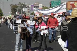 MANIFESTACIÓN CAMPESINOS . SEGUNDO INFORME DE GOBIERNO