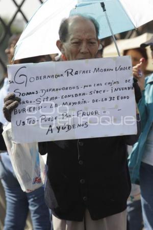 MANIFESTACIÓN DEFRAUDADOS. SEGUNDO INFORME DE GOBIERNO