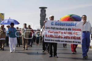 MANIFESTACIÓN DEFRAUDADOS. SEGUNDO INFORME DE GOBIERNO