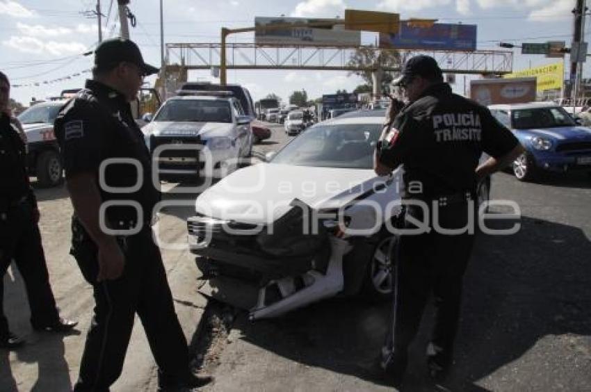 CHOQUE ENTRE PARTICULARES EN FEDERAL A ATLIXCO