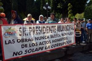 MANIFESTACIÓN EN EL ZÓCALO