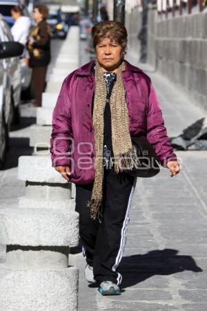 BAJAS TEMPERATURAS EN LA CAPITAL POBLANA