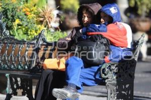 BAJAS TEMPERATURAS EN LA CAPITAL POBLANA